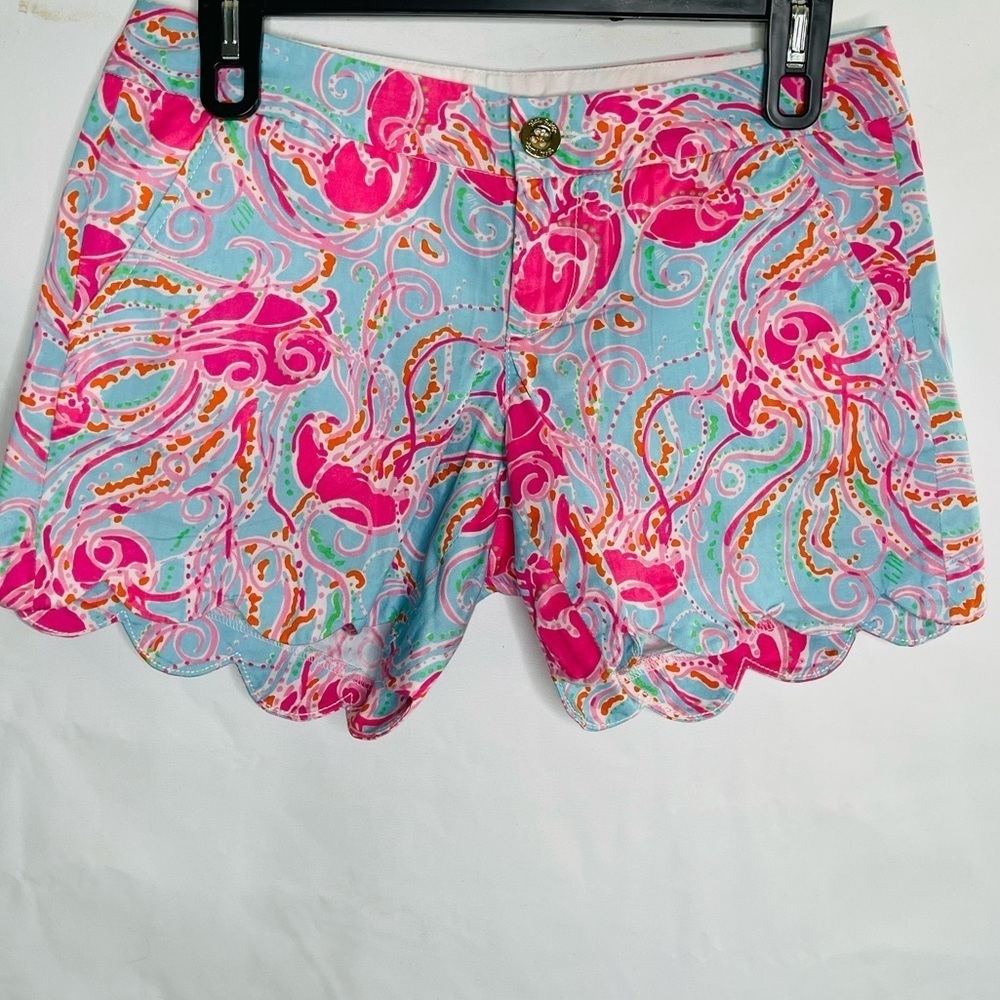 Lilly Pulitzer womens the butter cup shorts 5”inseam Sz 00